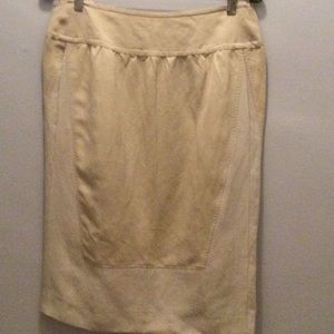 Donna Karan silk and linen skirt.